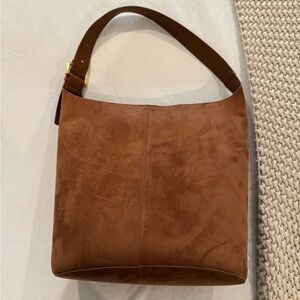 Suede purse